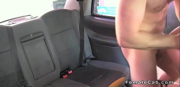  Free ride fuck in female fake taxi